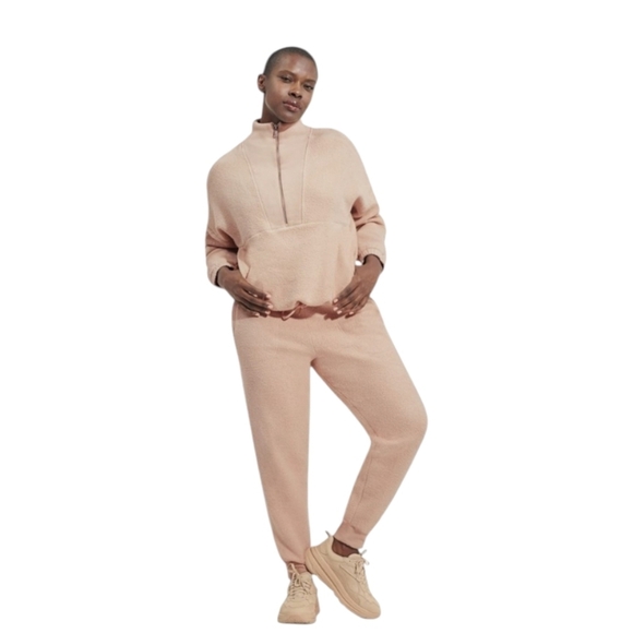 UGG Elana Mixed Half Zip Pullover in Himalaya NWT - Picture 2 of 15